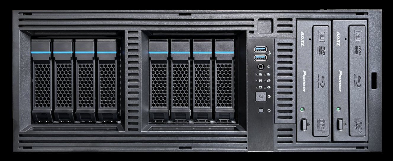 Rack-mount archive storage array