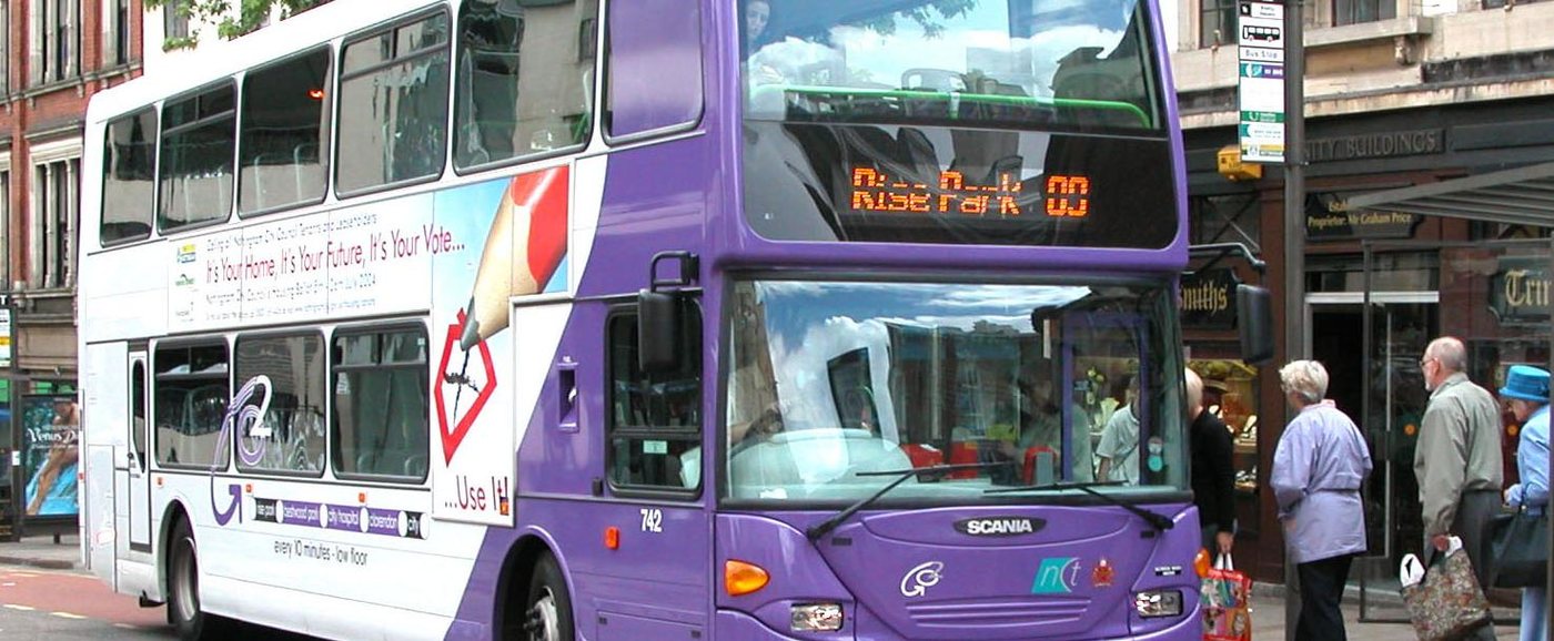 Public transport vehicle fitted with onboard video recording